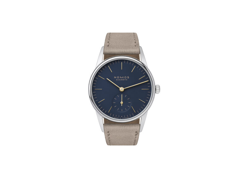 Nomos_Orion_33_midnight_blue_Uhren_Ravensburg_Juwelier_Buchmueller Orion 33 in nachtblau bei Juwelier Buchmüller